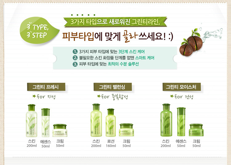 Innisfree Green Tea Cleansing Water 300ml